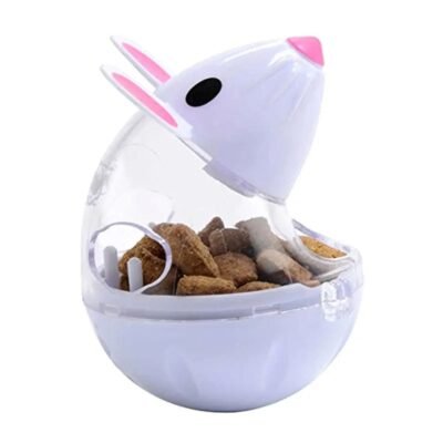 Food Leakage Tumbler Feeder Treat Ball Cute Little Mouse Toys